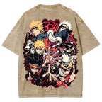 Naruto Unisex Fit Washed T-Shirt 2507030098