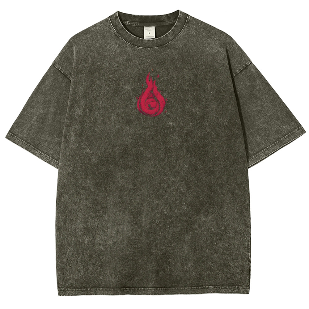 Naruto Unisex Fit Washed T-Shirt 2507030098