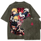 Naruto Unisex Fit Washed T-Shirt 2507030098