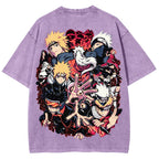 Naruto Unisex Fit Washed T-Shirt 2507030098