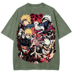 Naruto Unisex Fit Washed T-Shirt 2507030098