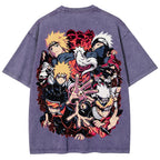 Naruto Unisex Fit Washed T-Shirt 2507030098