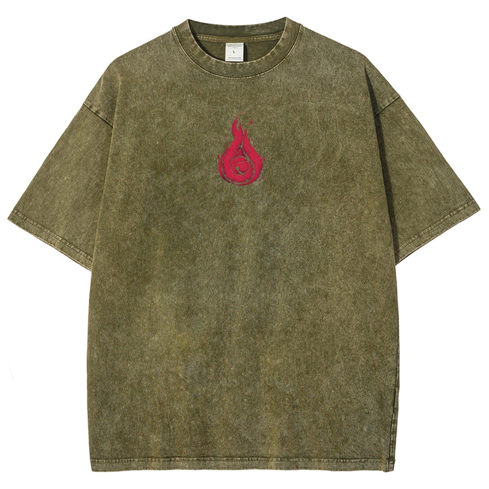 Naruto Unisex Fit Washed T-Shirt 2507030098