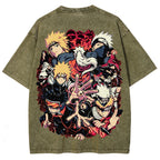 Naruto Unisex Fit Washed T-Shirt 2507030098