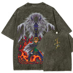 Naruto Unisex Fit Washed T-Shirt 2507030107