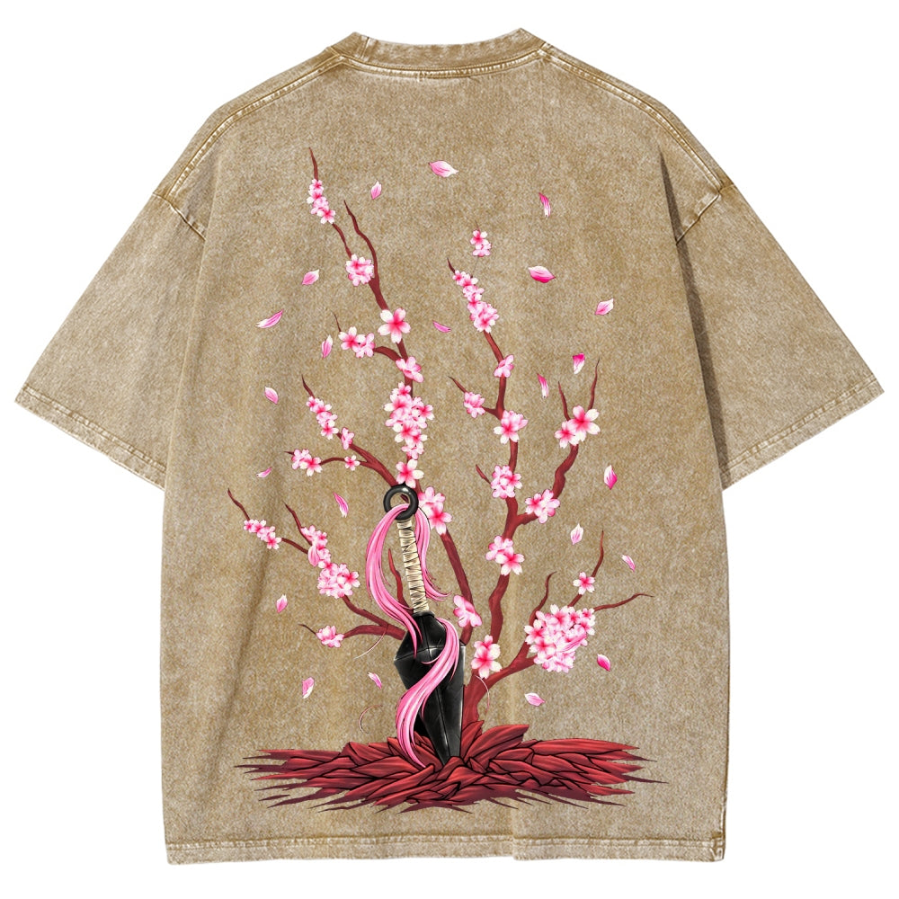 Naruto Unisex Fit Washed T-Shirt 2507030119