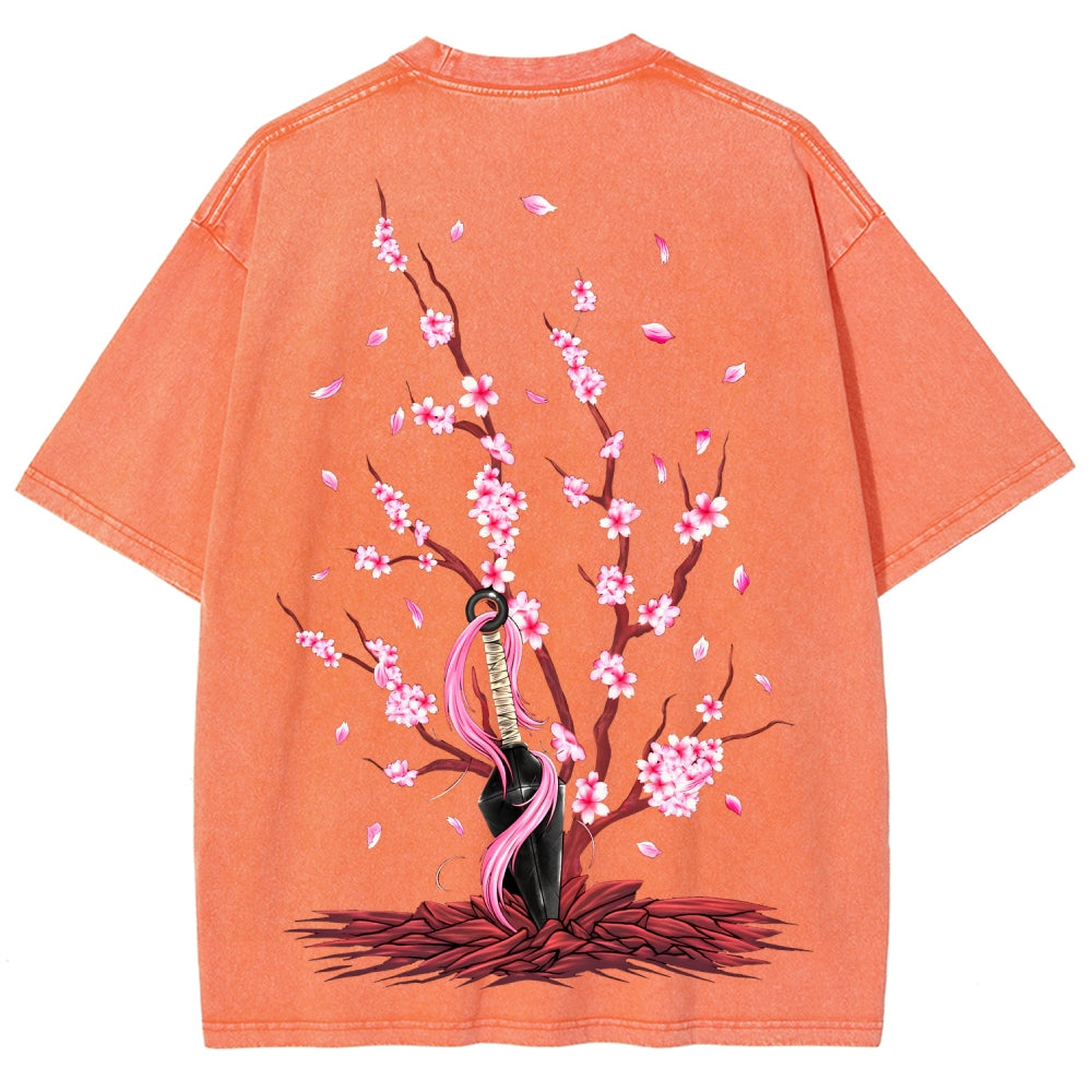 Naruto Unisex Fit Washed T-Shirt 2507030119