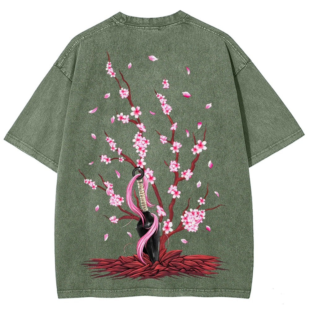 Naruto Unisex Fit Washed T-Shirt 2507030119