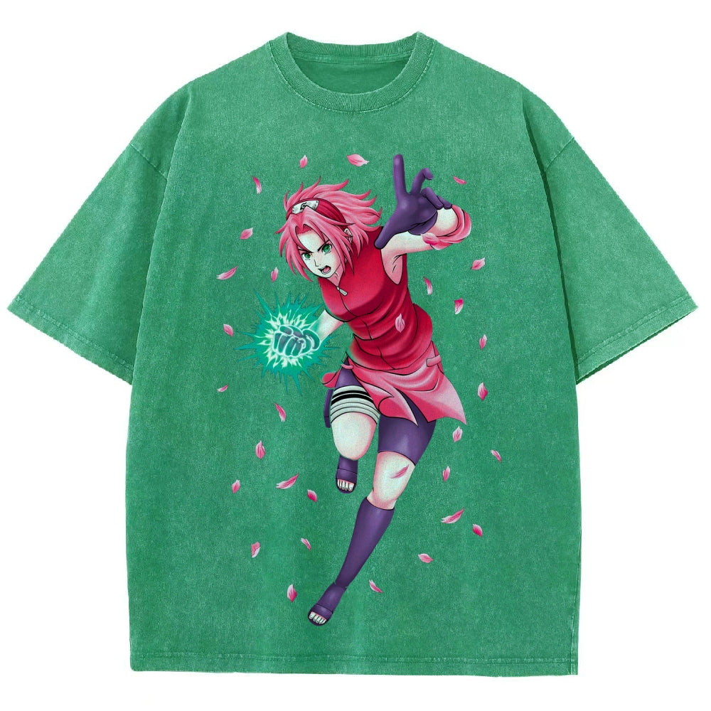 Naruto Unisex Fit Washed T-Shirt 2507030119