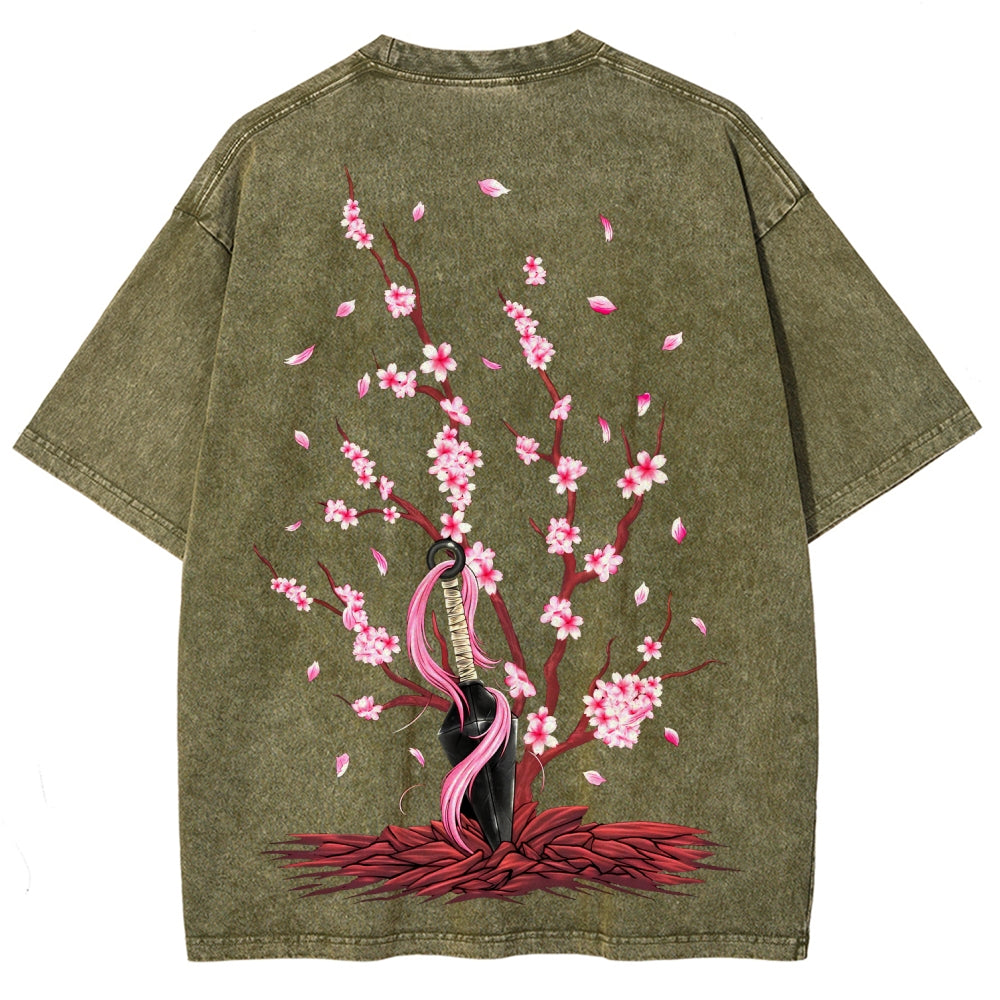 Naruto Unisex Fit Washed T-Shirt 2507030119