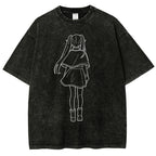 Frieren Unisex Fit Washed T-Shirt 2507030481
