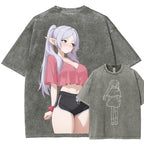 Frieren Unisex Fit Washed T-Shirt 2507030481