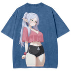 Frieren Unisex Fit Washed T-Shirt 2507030481
