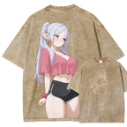 Frieren Unisex Fit Washed T-Shirt 2507030481
