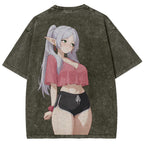 Frieren Unisex Fit Washed T-Shirt 2507030481