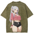 Frieren Unisex Fit Washed T-Shirt 2507030481