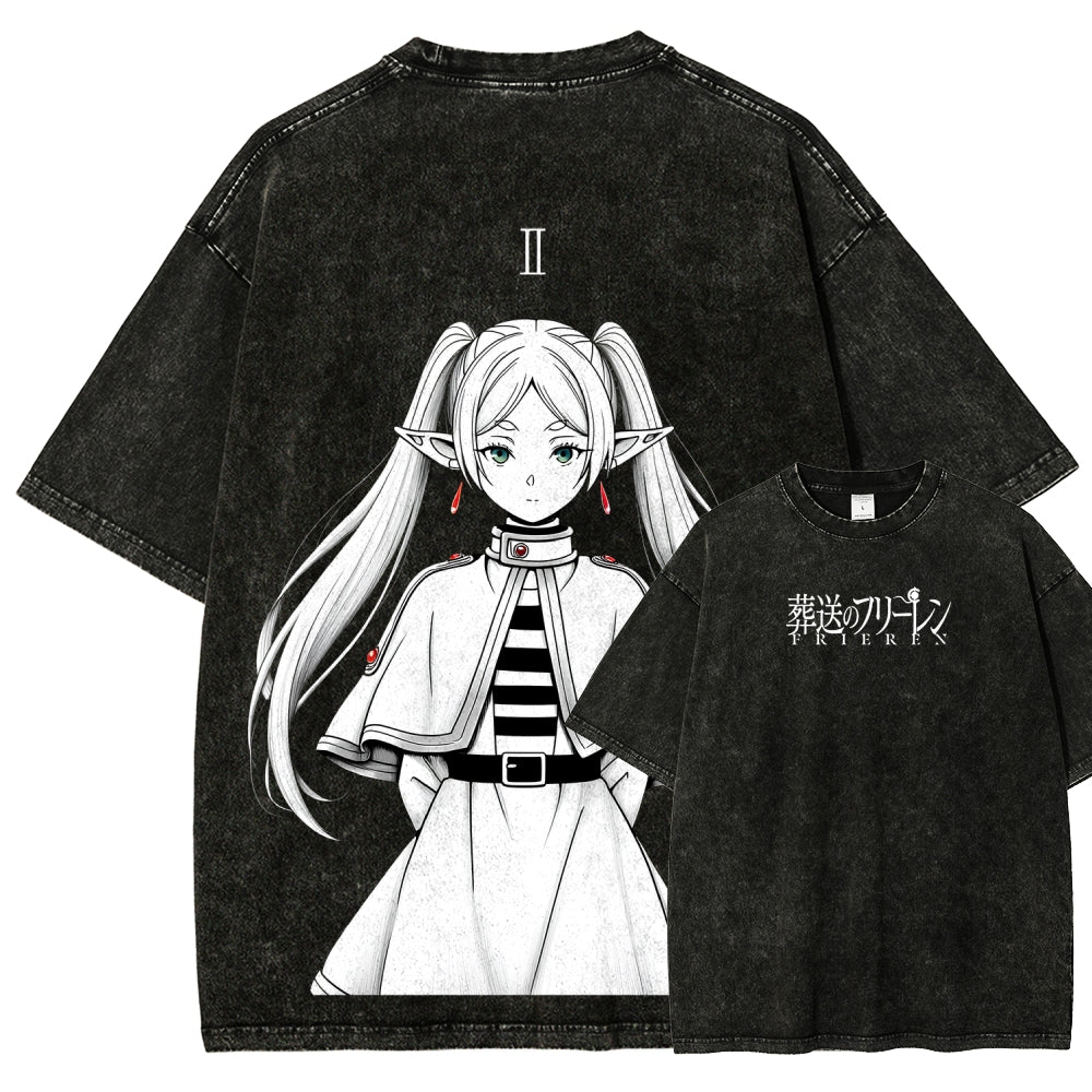 Frieren Unisex Fit Washed T-Shirt 2507030501