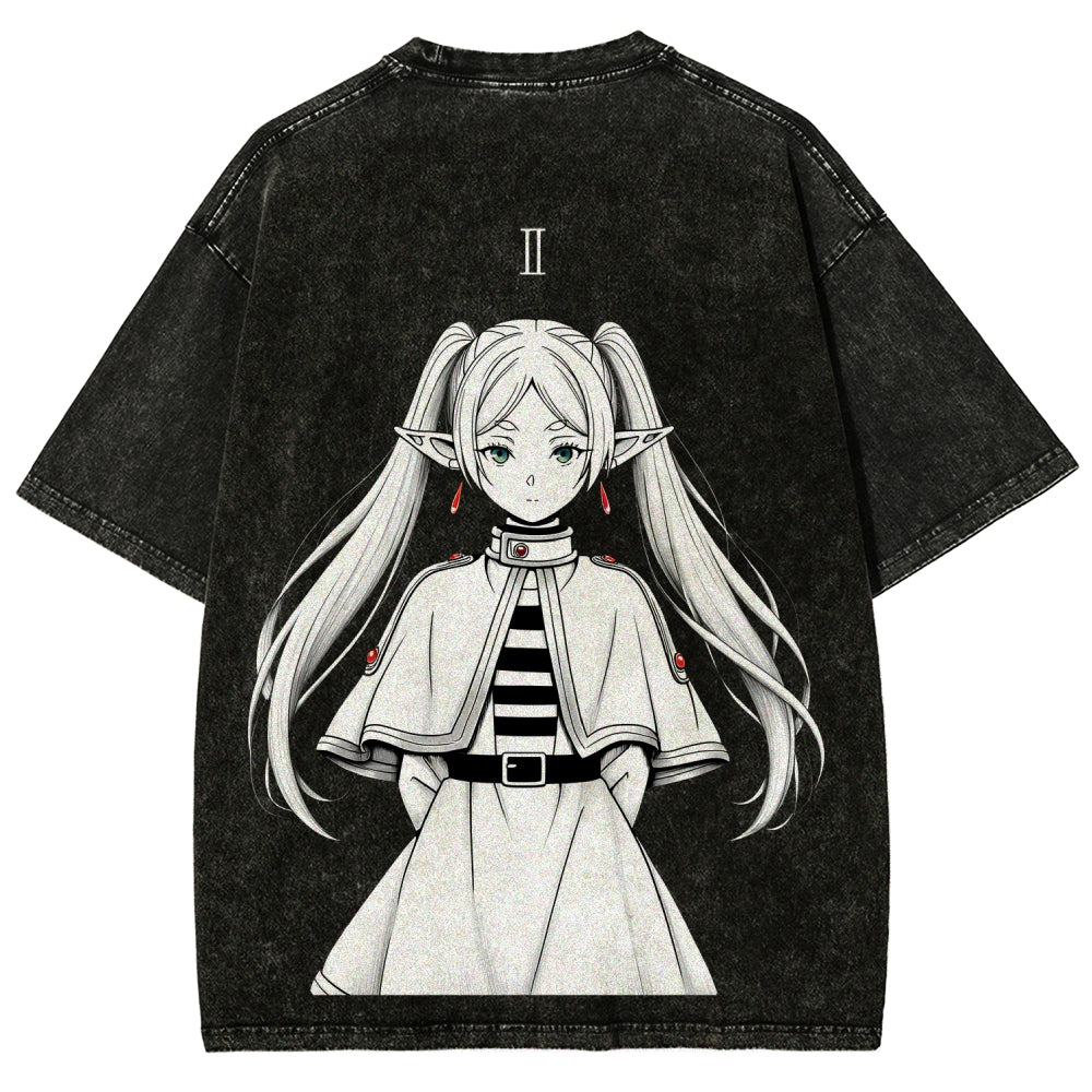 Frieren Unisex Fit Washed T-Shirt 2507030501