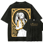 Frieren Unisex Fit Washed T-Shirt 2507030504