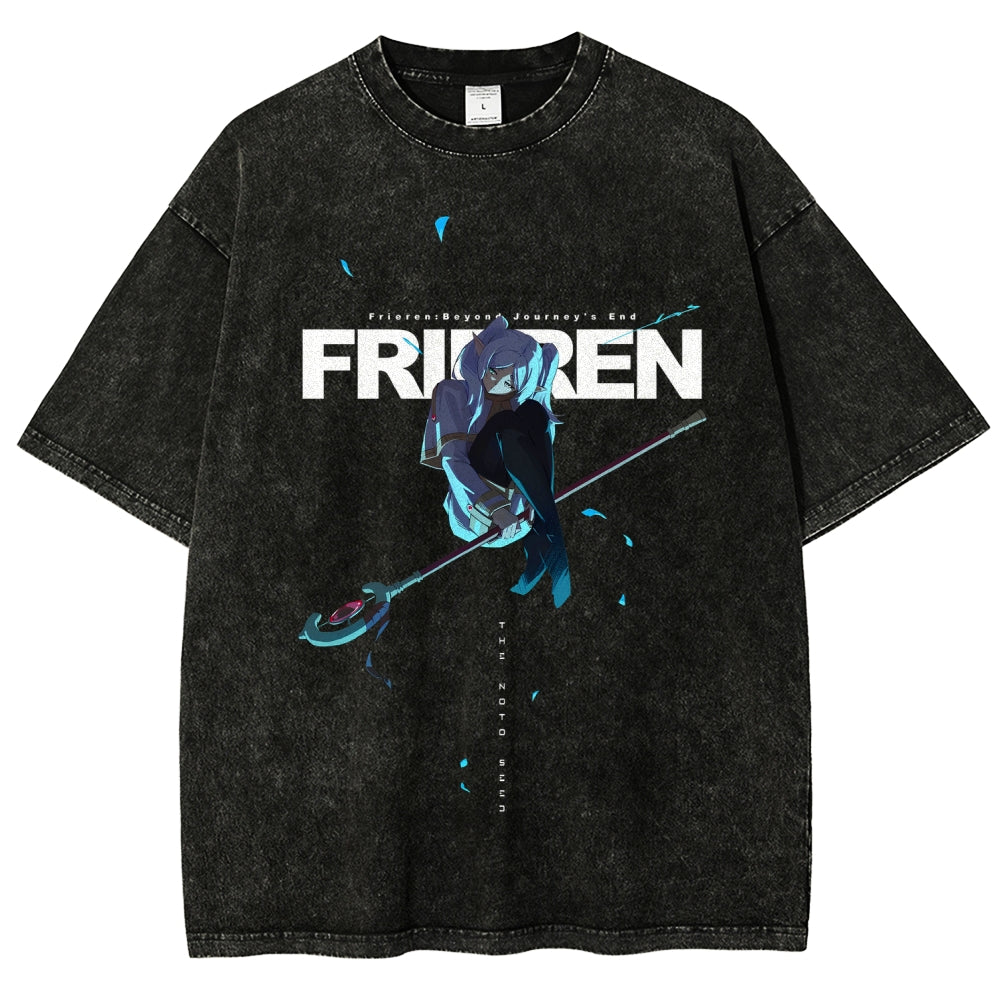 Frieren Unisex Fit Washed T-Shirt 2507030864