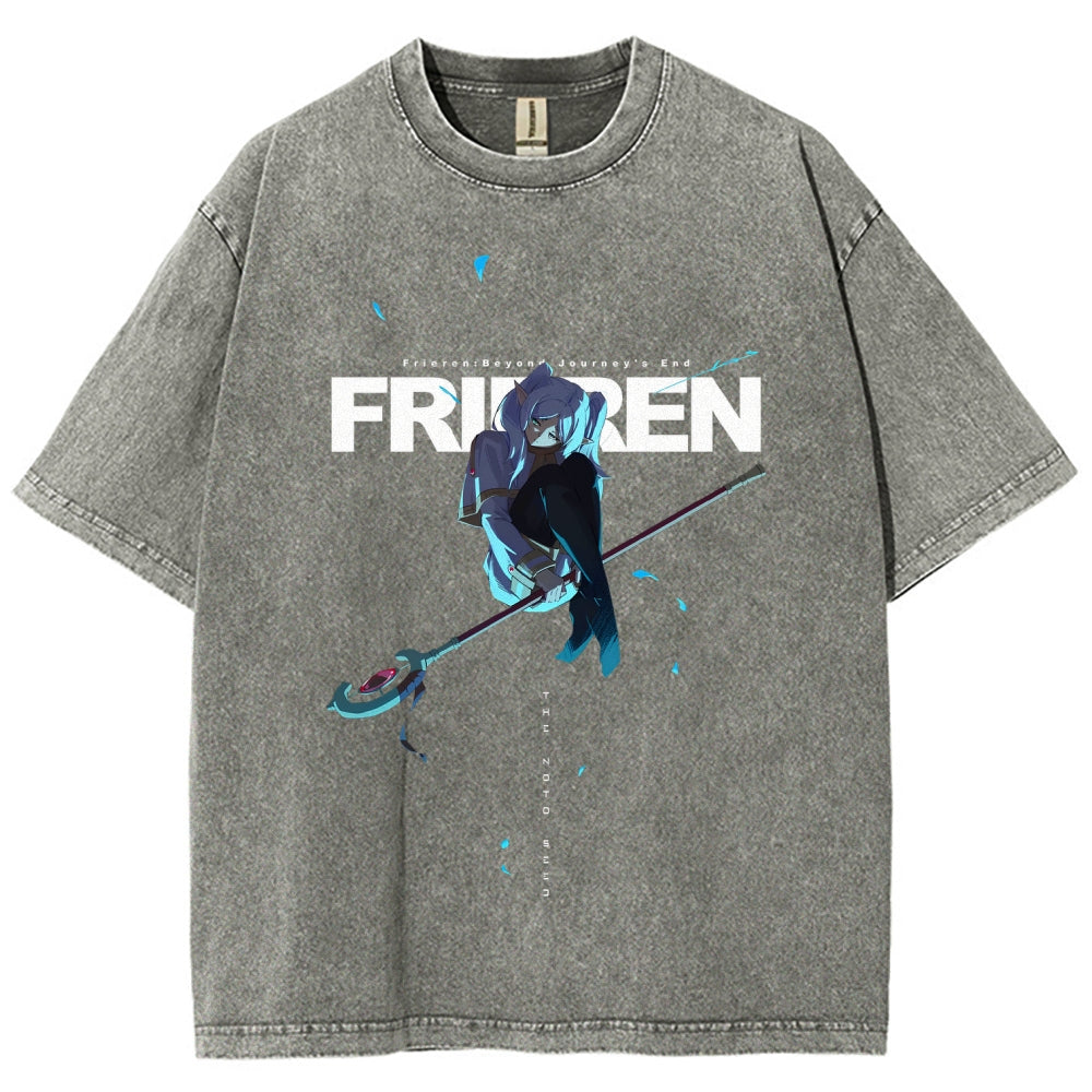 Frieren Unisex Fit Washed T-Shirt 2507030864