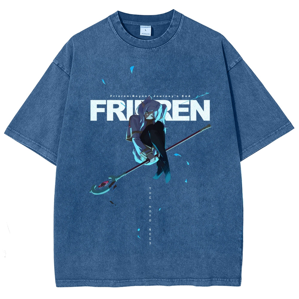 Frieren Unisex Fit Washed T-Shirt 2507030864