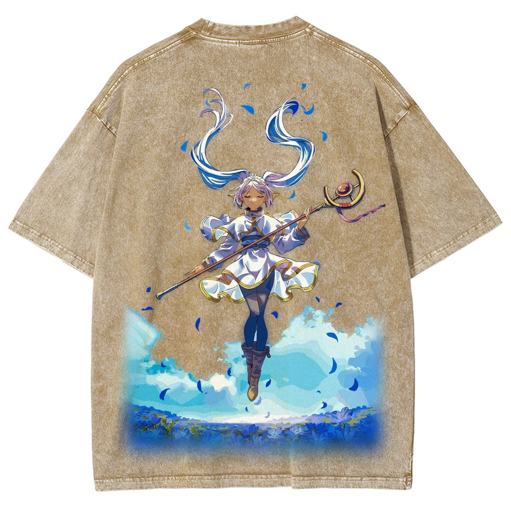 Frieren Unisex Fit Washed T-Shirt 2507030864