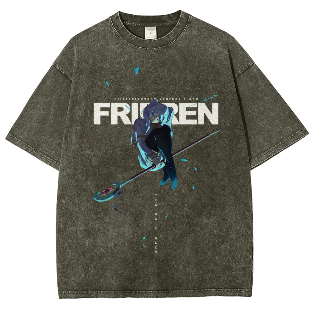 Frieren Unisex Fit Washed T-Shirt 2507030864
