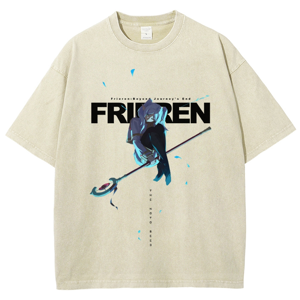 Frieren Unisex Fit Washed T-Shirt 2507030864
