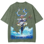 Frieren Unisex Fit Washed T-Shirt 2507030864