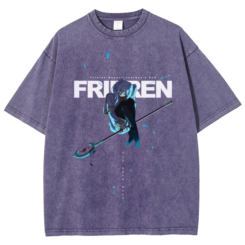 Frieren Unisex Fit Washed T-Shirt 2507030864