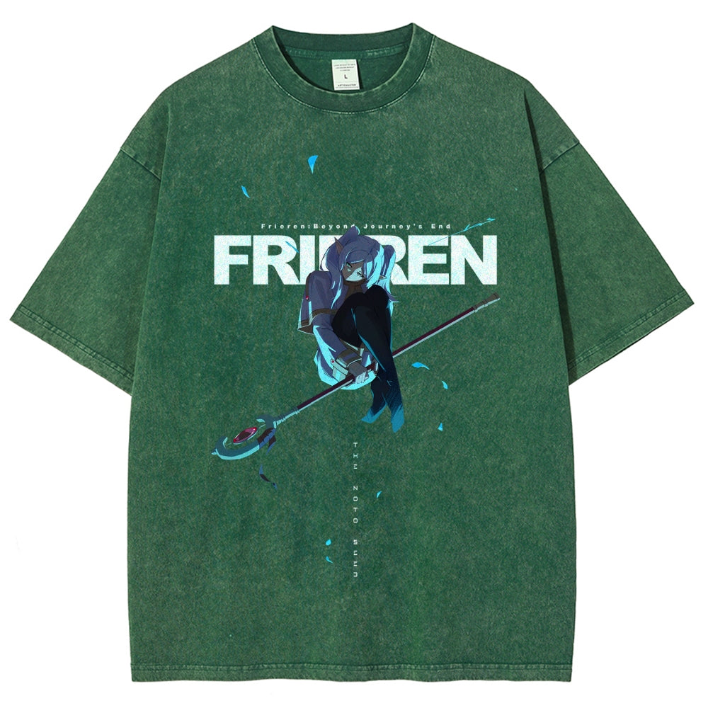 Frieren Unisex Fit Washed T-Shirt 2507030864