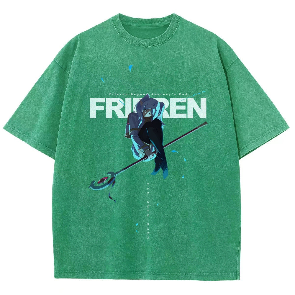 Frieren Unisex Fit Washed T-Shirt 2507030864