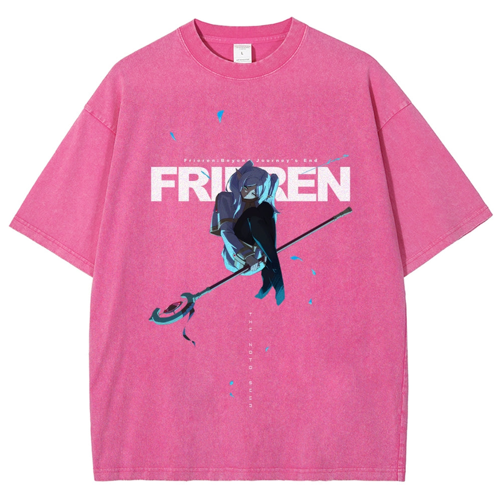 Frieren Unisex Fit Washed T-Shirt 2507030864