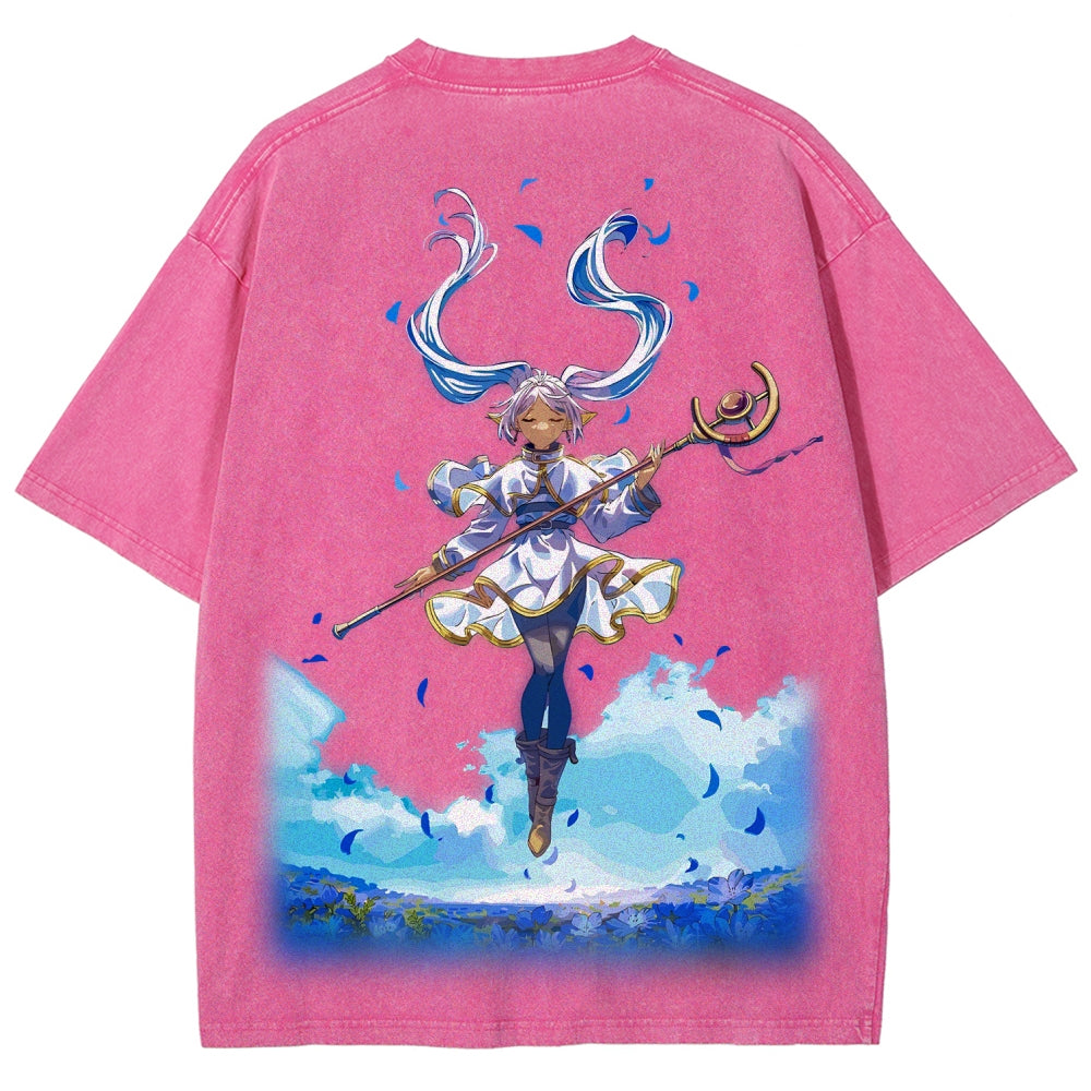Frieren Unisex Fit Washed T-Shirt 2507030864