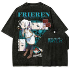 Frieren Unisex Fit Washed T-Shirt 2507030871