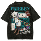 Frieren Unisex Fit Washed T-Shirt 2507030871