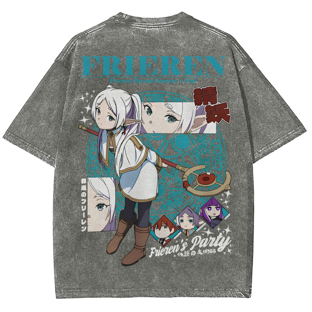 Frieren Unisex Fit Washed T-Shirt 2507030871