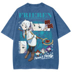 Frieren Unisex Fit Washed T-Shirt 2507030871