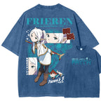 Frieren Unisex Fit Washed T-Shirt 2507030871