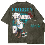Frieren Unisex Fit Washed T-Shirt 2507030871