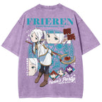 Frieren Unisex Fit Washed T-Shirt 2507030871