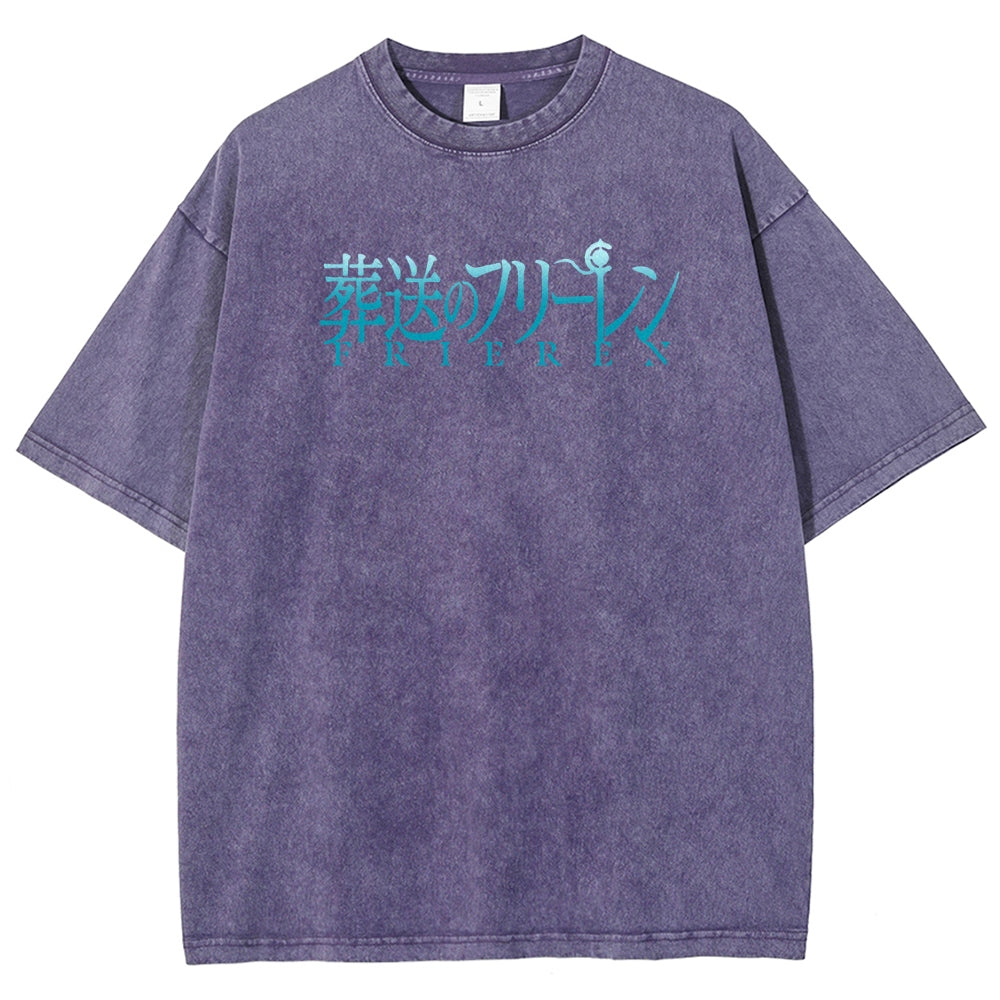 Frieren Unisex Fit Washed T-Shirt 2507030871