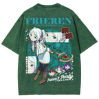 Frieren Unisex Fit Washed T-Shirt 2507030871