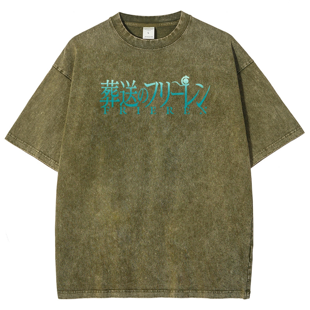 Frieren Unisex Fit Washed T-Shirt 2507030871