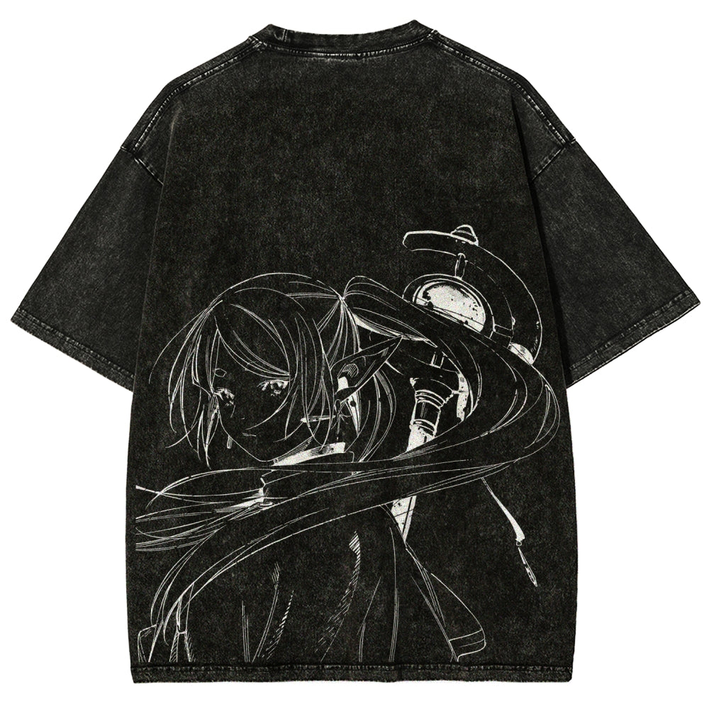 Frieren Unisex Fit Washed T-Shirt 2507030952