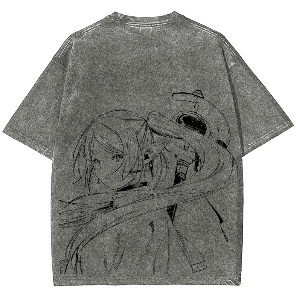 Frieren Unisex Fit Washed T-Shirt 2507030952