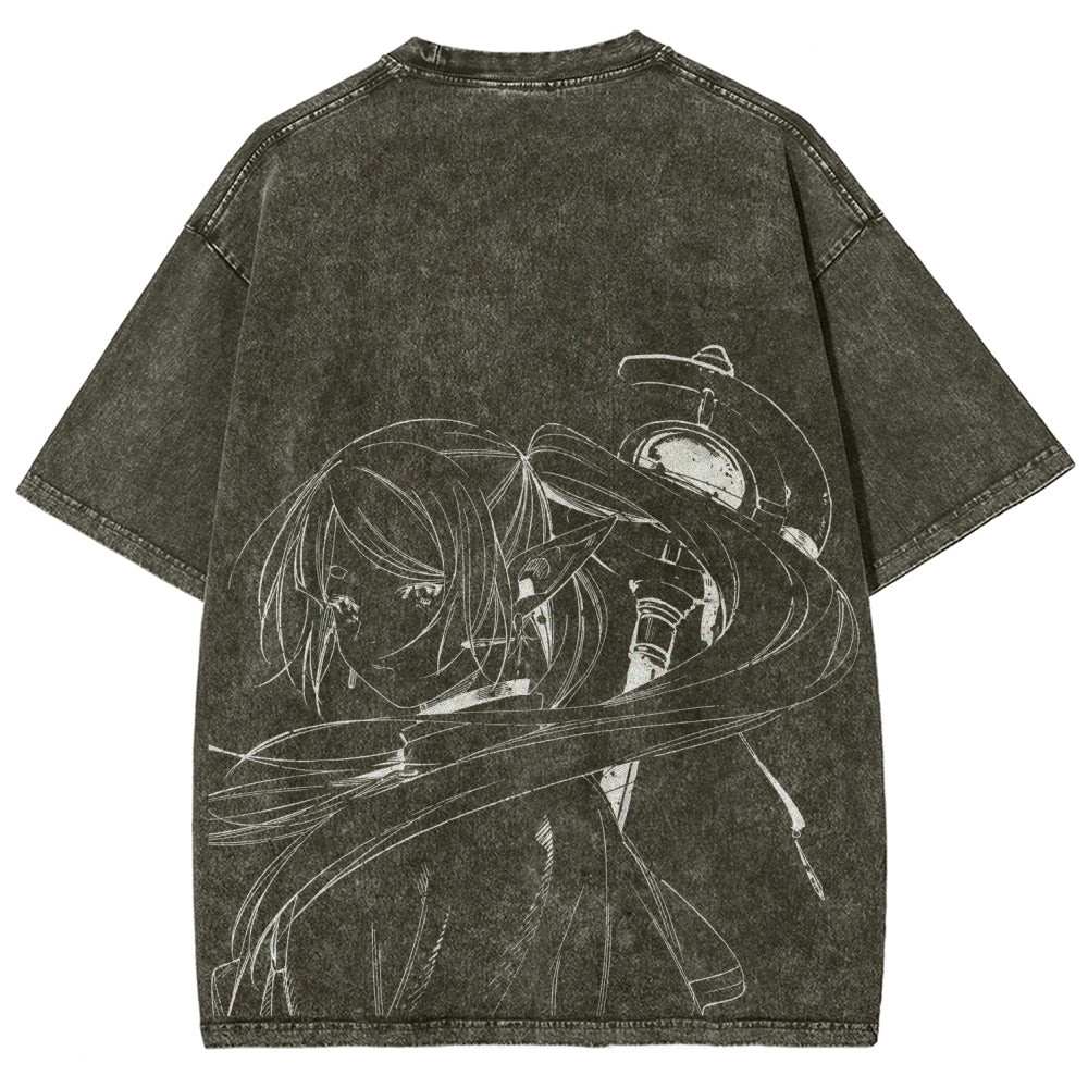 Frieren Unisex Fit Washed T-Shirt 2507030952