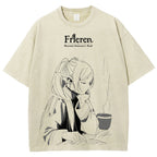 Frieren Unisex Fit Washed T-Shirt 2507030952