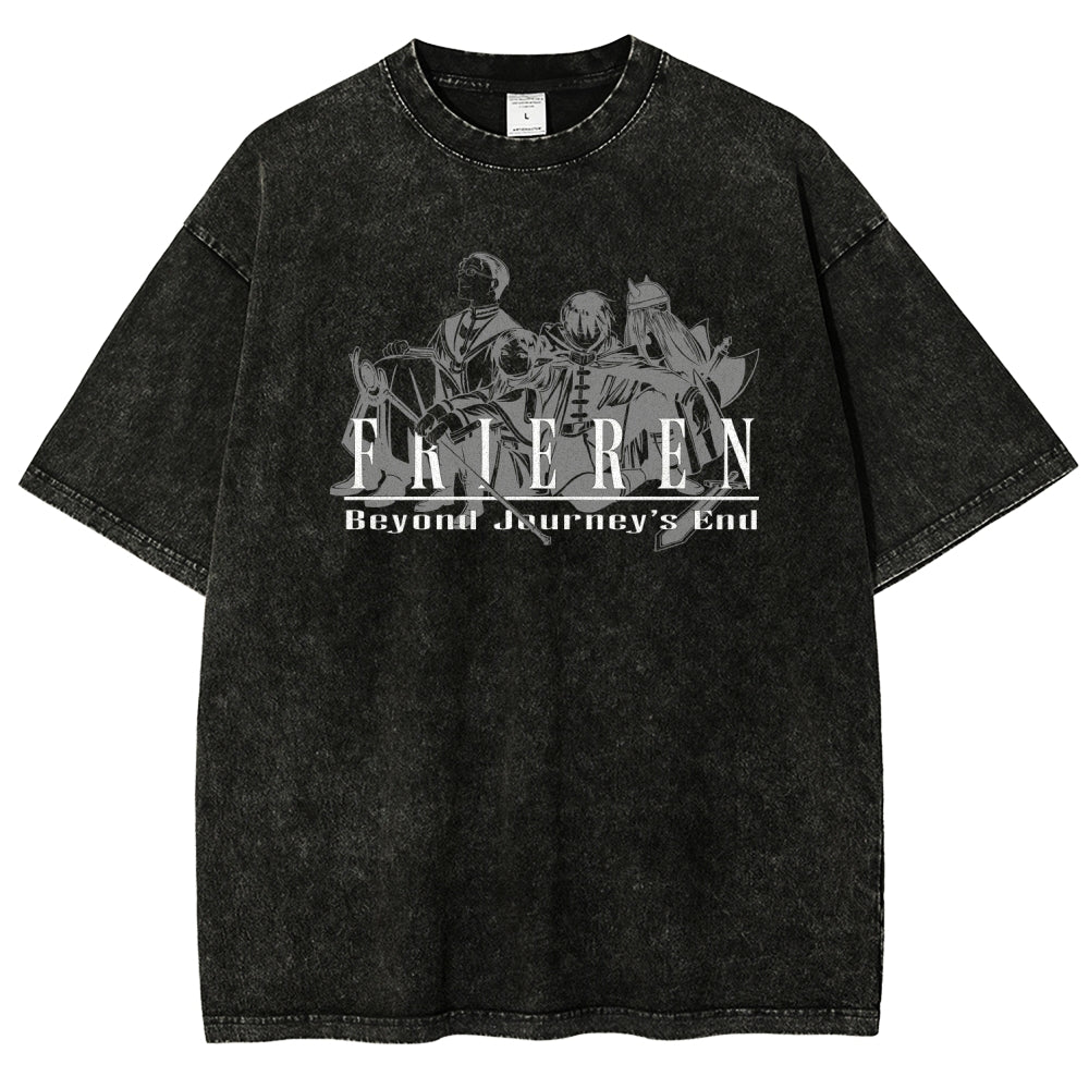 Frieren Unisex Fit Washed T-Shirt 2507030956
